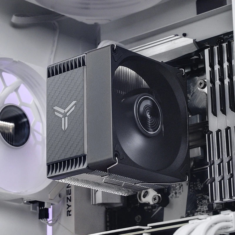Jonsbo CR-1400 EVO Silent Series 90MM Single-Tower CPU Cooler (Black)