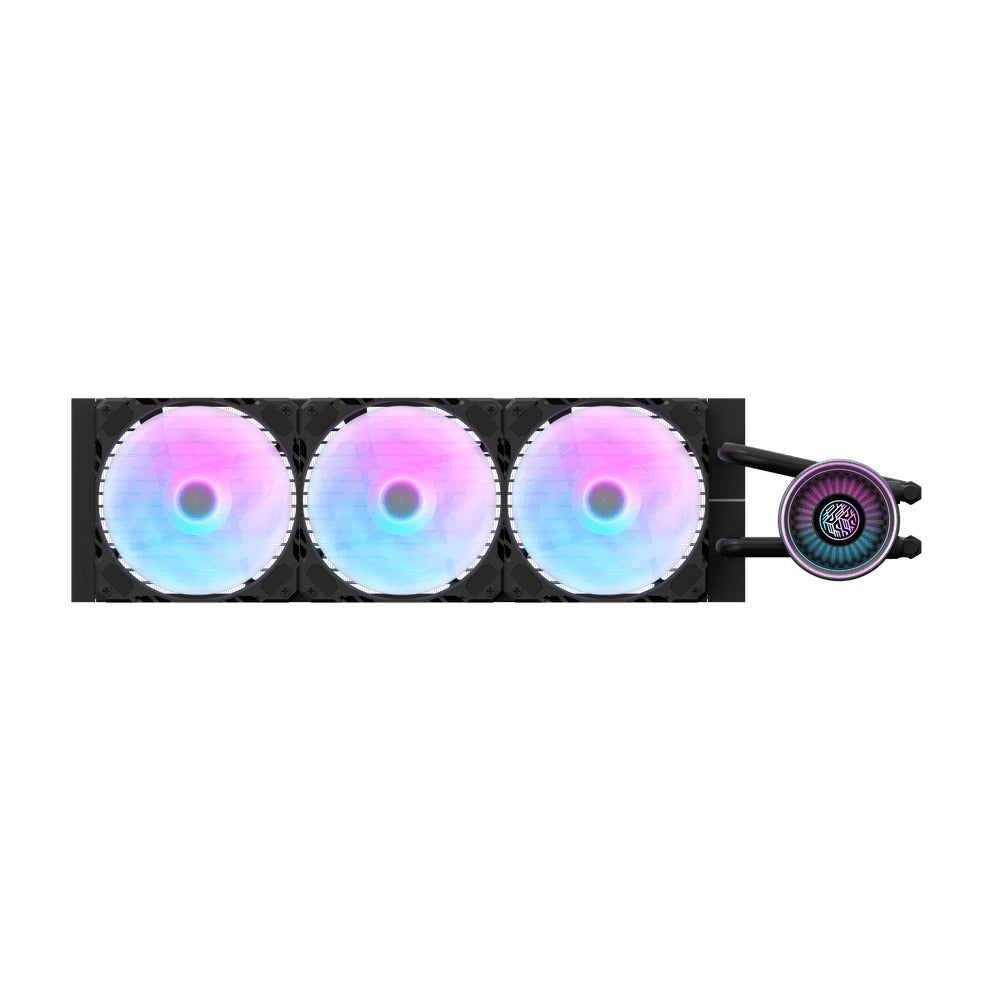 Darkflash Nebula DN-360 RGB All-In-One 360mm Liquid CPU Cooler (Black, White)