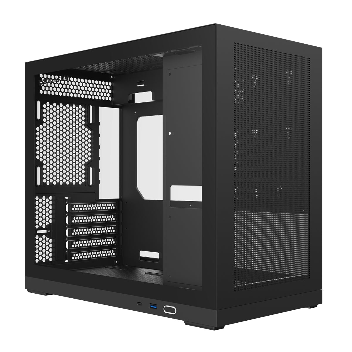 DarkFlash DS210 Luxury M-ATX Tempered Glass Side Panel PC Case