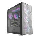 Darkflash DLX21 Mesh EATX PC Case (Black, White)
