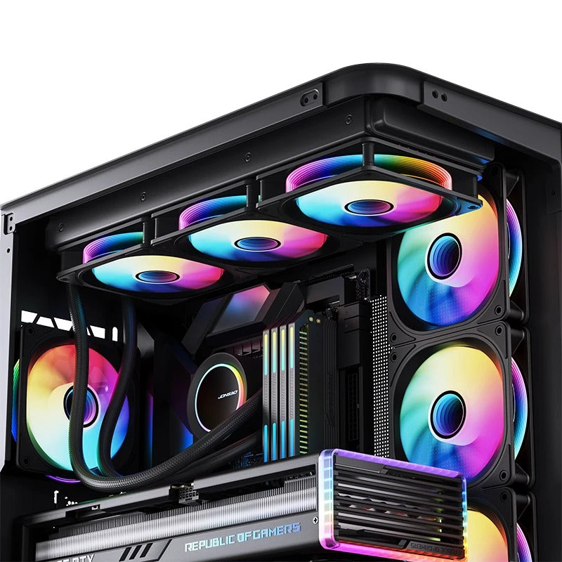 Jonsbo FR-606B 25mm ARGB Infinity Mirror Series Fan (Black)
