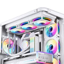 Jonsbo FR-606W 25mm ARGB Infinity Mirror Series Fan (White)