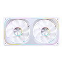 Jonsbo ZA-240W 240mm ARGB Infinity Mirror Series Fan (White)