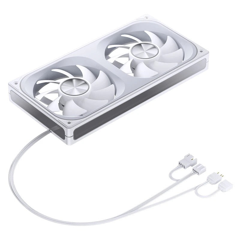 Jonsbo ZA-240WR 240mm ARGB Infinity Mirror Series Fan (White)