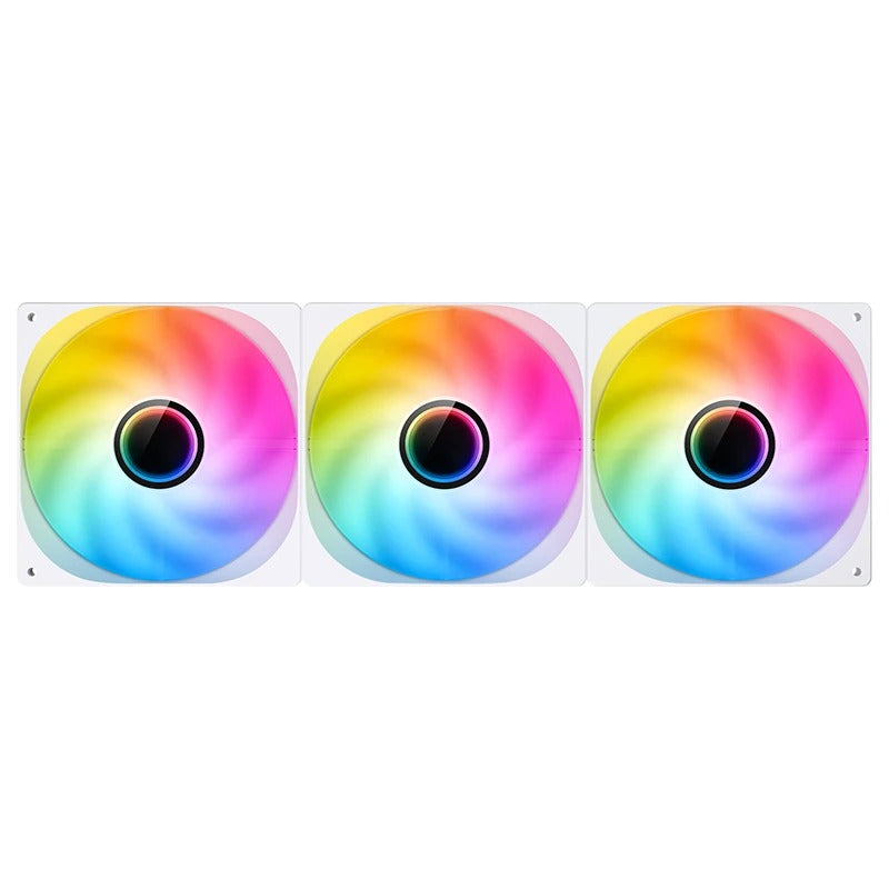Jonsbo ZW-140W ARGB 3 in 1 Integrated Conjoined Fan (White)