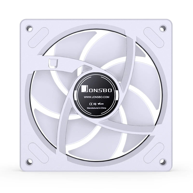 Jonsbo ZB-120W 28MM ARGB Infinity Mirror Series Fan (White)