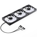 Jonsbo ZW-140B ARGB 3 in 1 Integrated Conjoined Fan (Black)