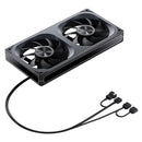 Jonsbo ZA-240BR 240mm ARGB Infinity Mirror Series Fan (Black)