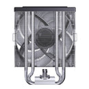 Jonsbo CR-1000 Max ARGB Silent Series 120MM Single-Tower CPU Cooler (Black, White)