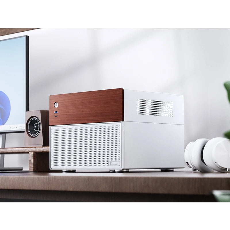 Jonsbo N4 NAS Computer Case (Black, White)
