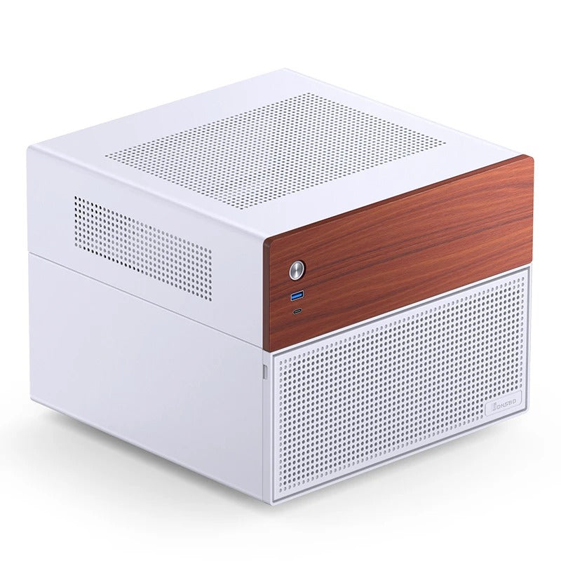 Jonsbo N4 NAS Computer Case (Black, White)