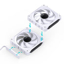 Jonsbo ZL-120WR ARGB 3-in-1 Magic Fan (White)