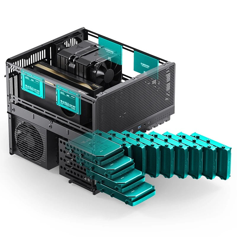 Jonsbo N5 NAS Computer Case (Black)