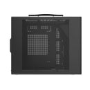 DarkFlash WD200 Wood Edition M-ATX PC Case (Black)