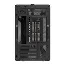DarkFlash WD200 Wood Edition M-ATX PC Case (Black)