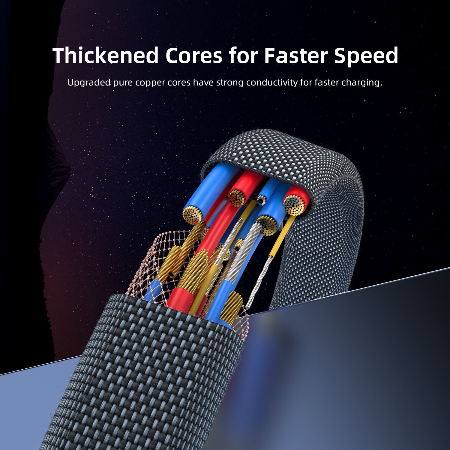 Vyvylabs Stellar 4-in-1 Fast Charging Cable