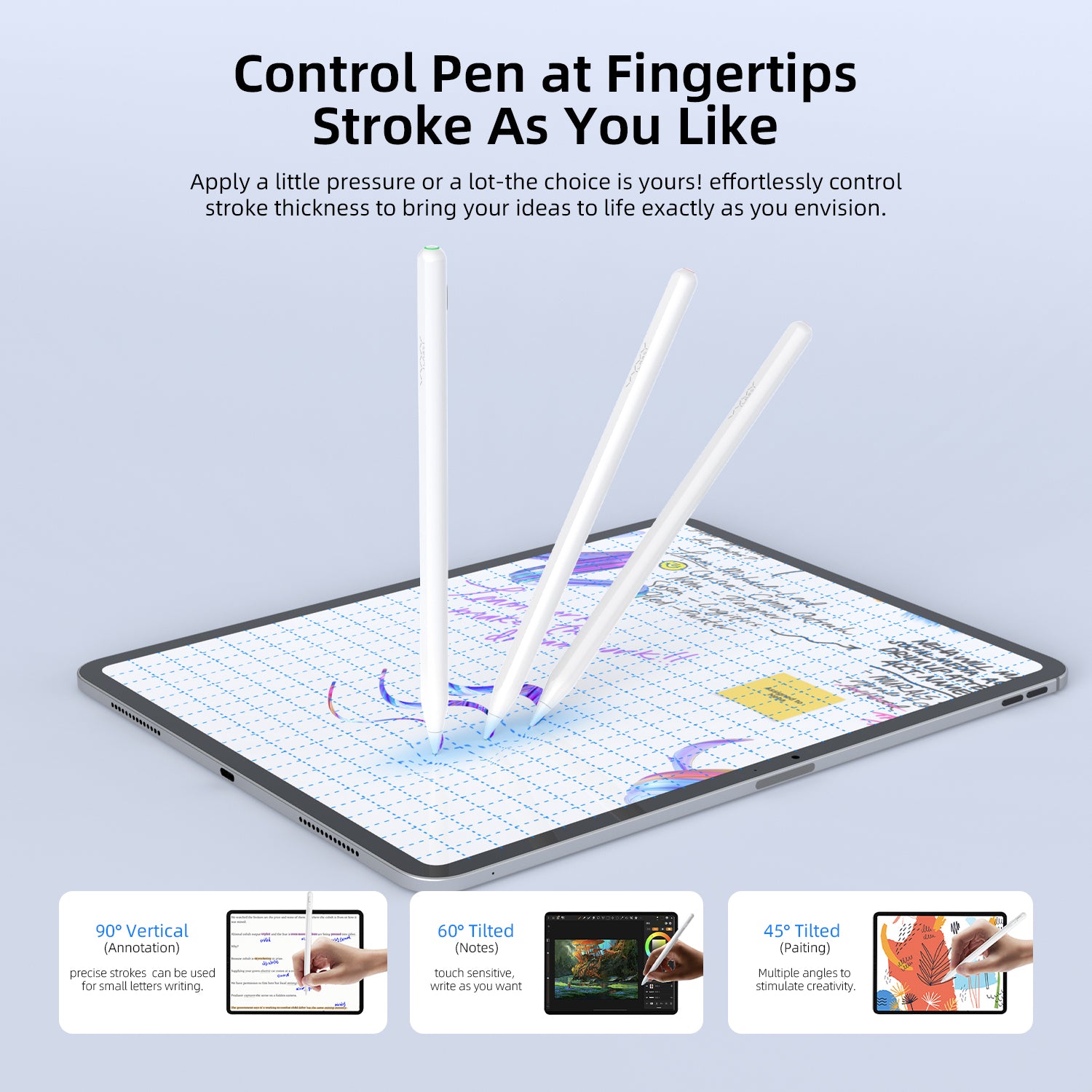 Vyvylabs Myoshu Pro Wireless Charging Capacitive Stylus Pen Active + Wireless Version