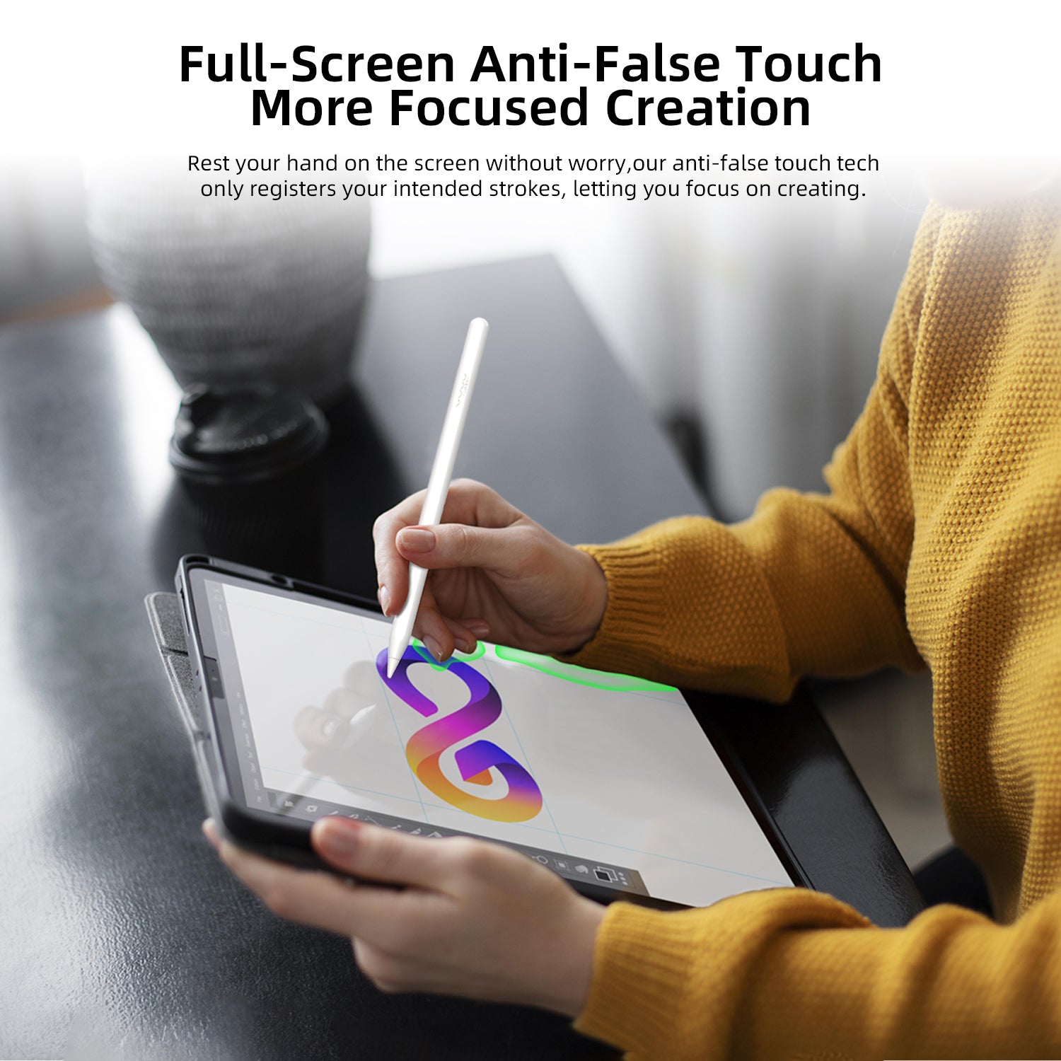 Vyvylabs Myoshu Pro Wireless Charging Capacitive Stylus Pen Active + Wireless Version