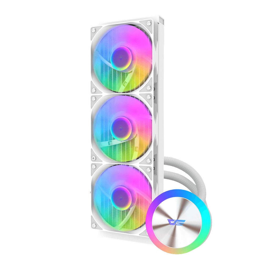 DarkFlash AquaGlow DG360 ARGB AIO 360mm Liquid CPU Cooler