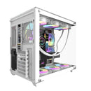 DarkFlash C285P V2 Tempered Glass Side Panel Dual Chamber Luxury ATX PC Case
