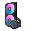 DarkFlash Explore DO 240 AIO 240mm Liquid CPU Cooler with Digital Screen Temperature