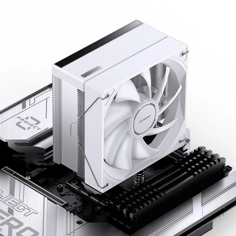 Jonsbo CB40 ARGB Single-Tower CPU Cooler (Black, White)