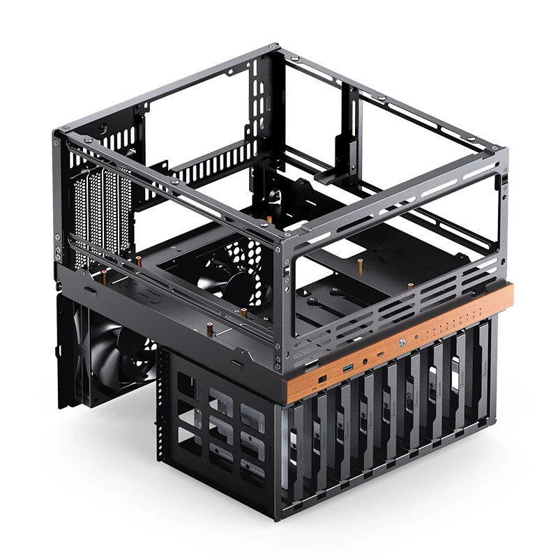 Jonsbo N6 NAS Computer Case (Black)