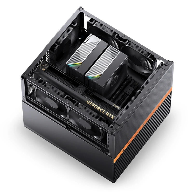 Jonsbo N6 NAS Computer Case (Black)