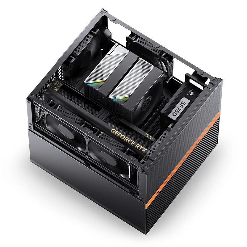 Jonsbo N6 NAS Computer Case (Black)
