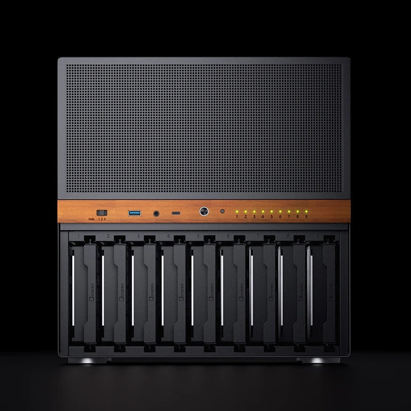 Jonsbo N6 NAS Computer Case (Black)