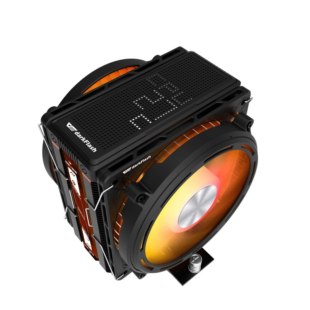 DarkFlash E400 Plus LED Matrix Display Dual Fan Tower CPU Cooler