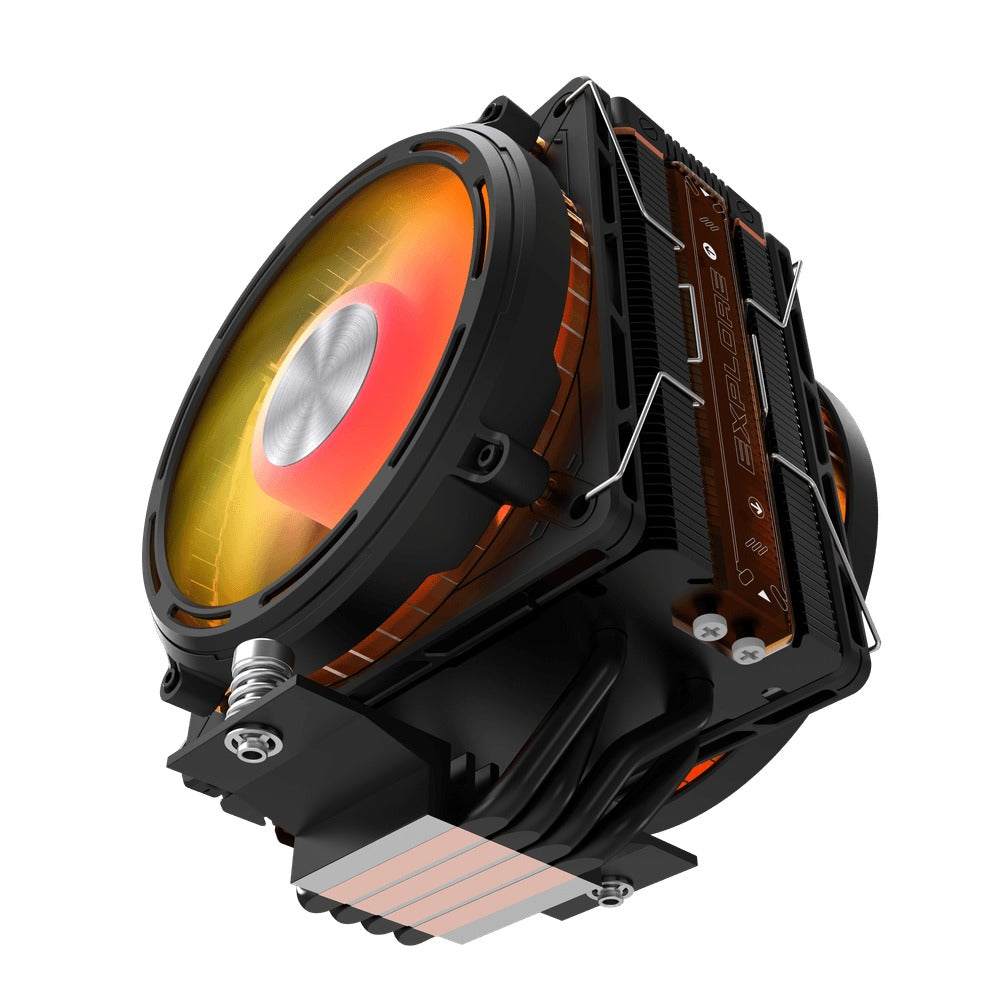 DarkFlash E400 Plus LED Matrix Display Dual Fan Tower CPU Cooler
