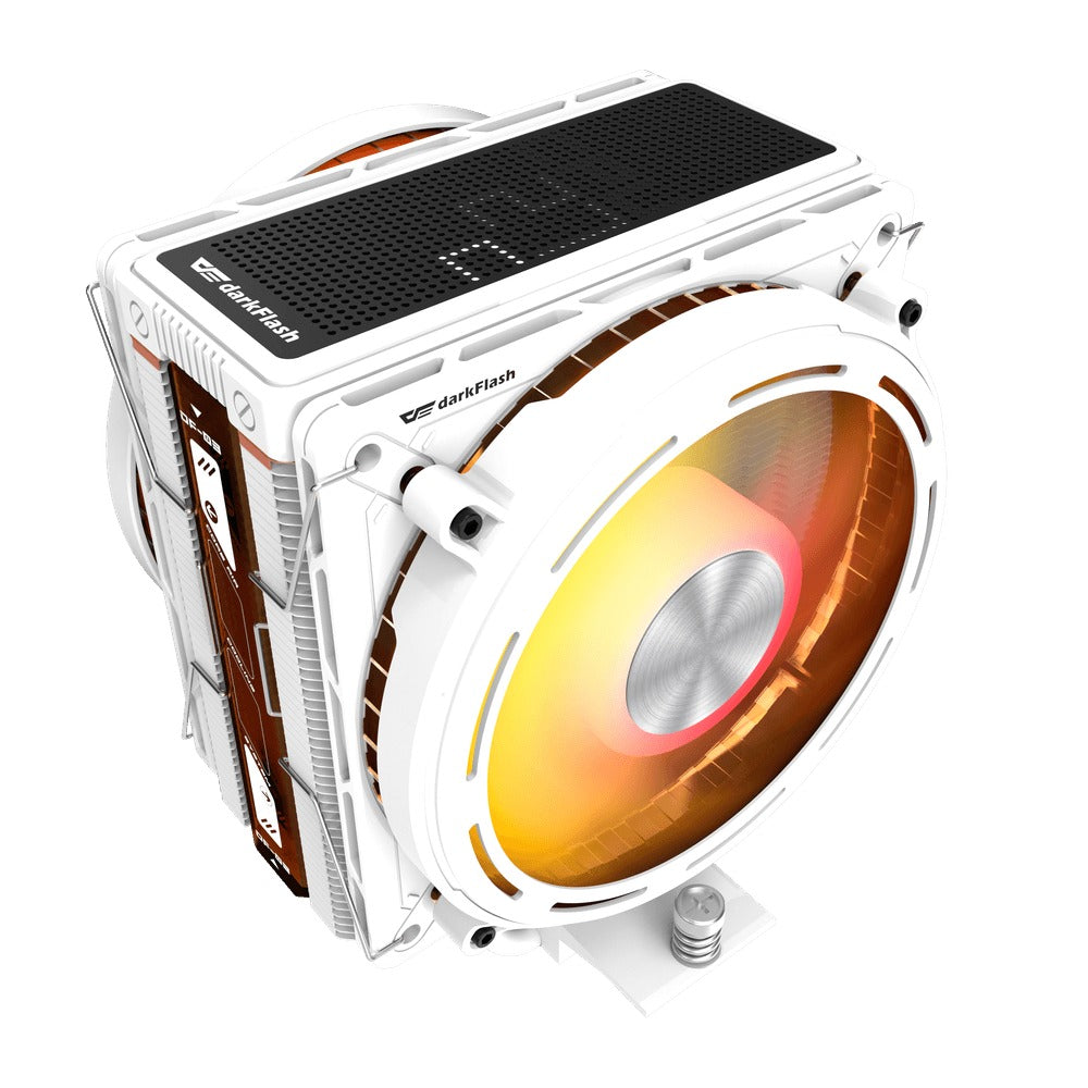 DarkFlash E400 Plus LED Matrix Display Dual Fan Tower CPU Cooler