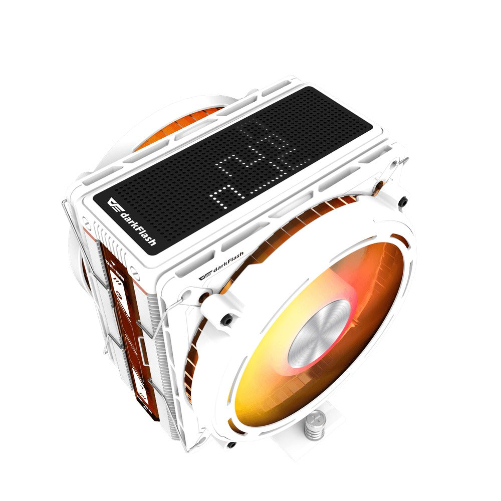 DarkFlash E400 Plus LED Matrix Display Dual Fan Tower CPU Cooler
