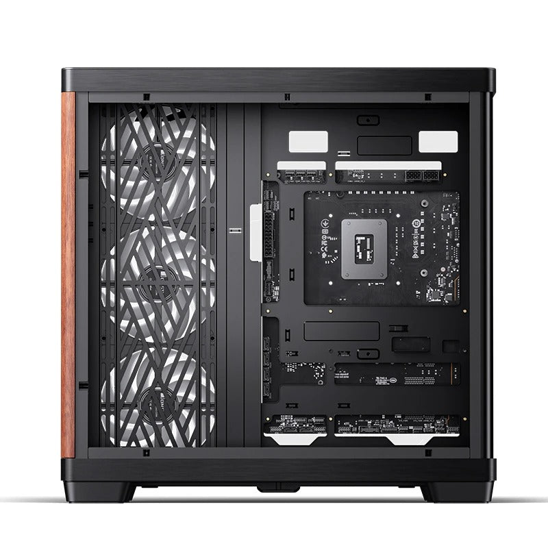 Jonsbo TK-4 Wood ATX Separated Cabinet Computer Case (Black)
