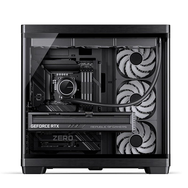 Jonsbo TK-4 Wood ATX Separated Cabinet Computer Case (Black)