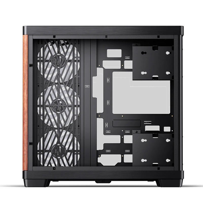 Jonsbo TK-4 Wood ATX Separated Cabinet Computer Case (Black)