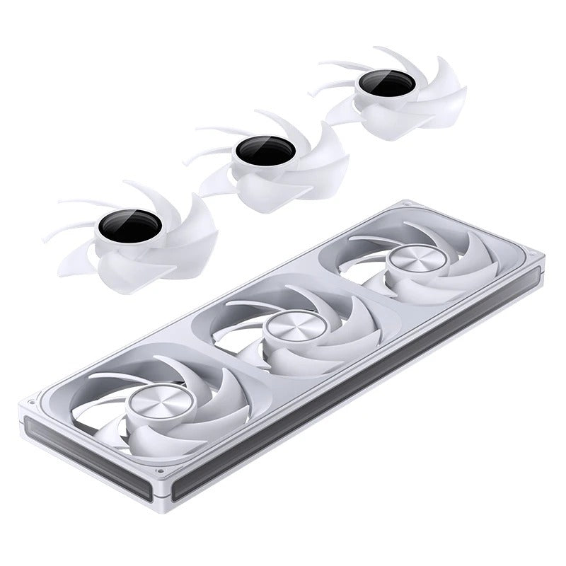 Jonsbo ZA-420WR 420mm ARGB Infinity Mirror Series Fan (White)
