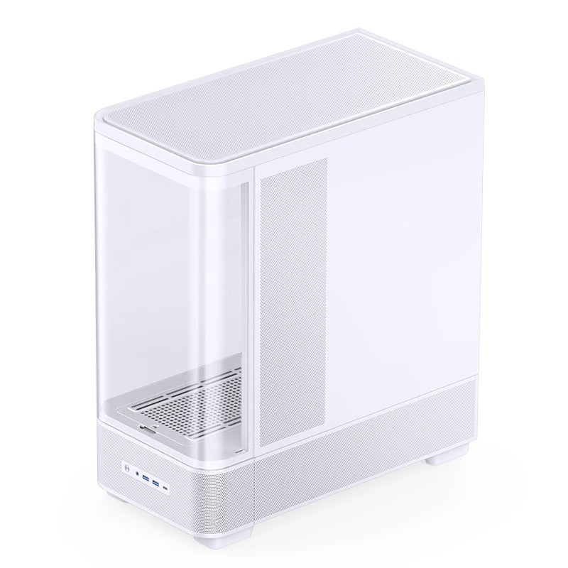 Jonsbo TK-5 ATX Computer Case (Black, White)