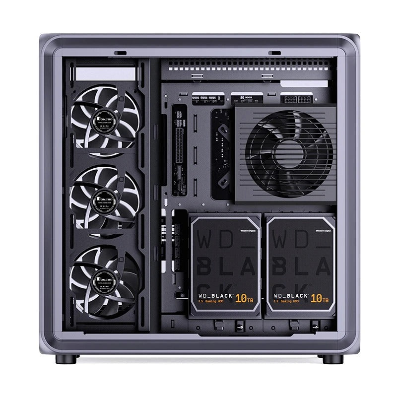 Jonsbo BO400CG ATX Top Front Interchangeable Glass (Gray)
