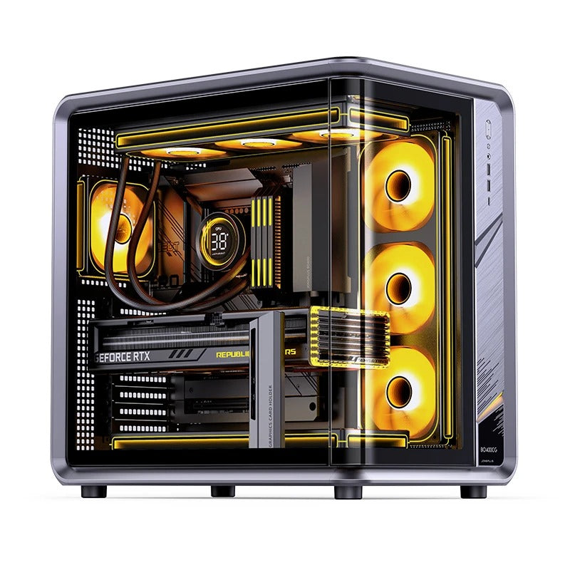 Jonsbo BO400CG ATX Top Front Interchangeable Glass (Gray)
