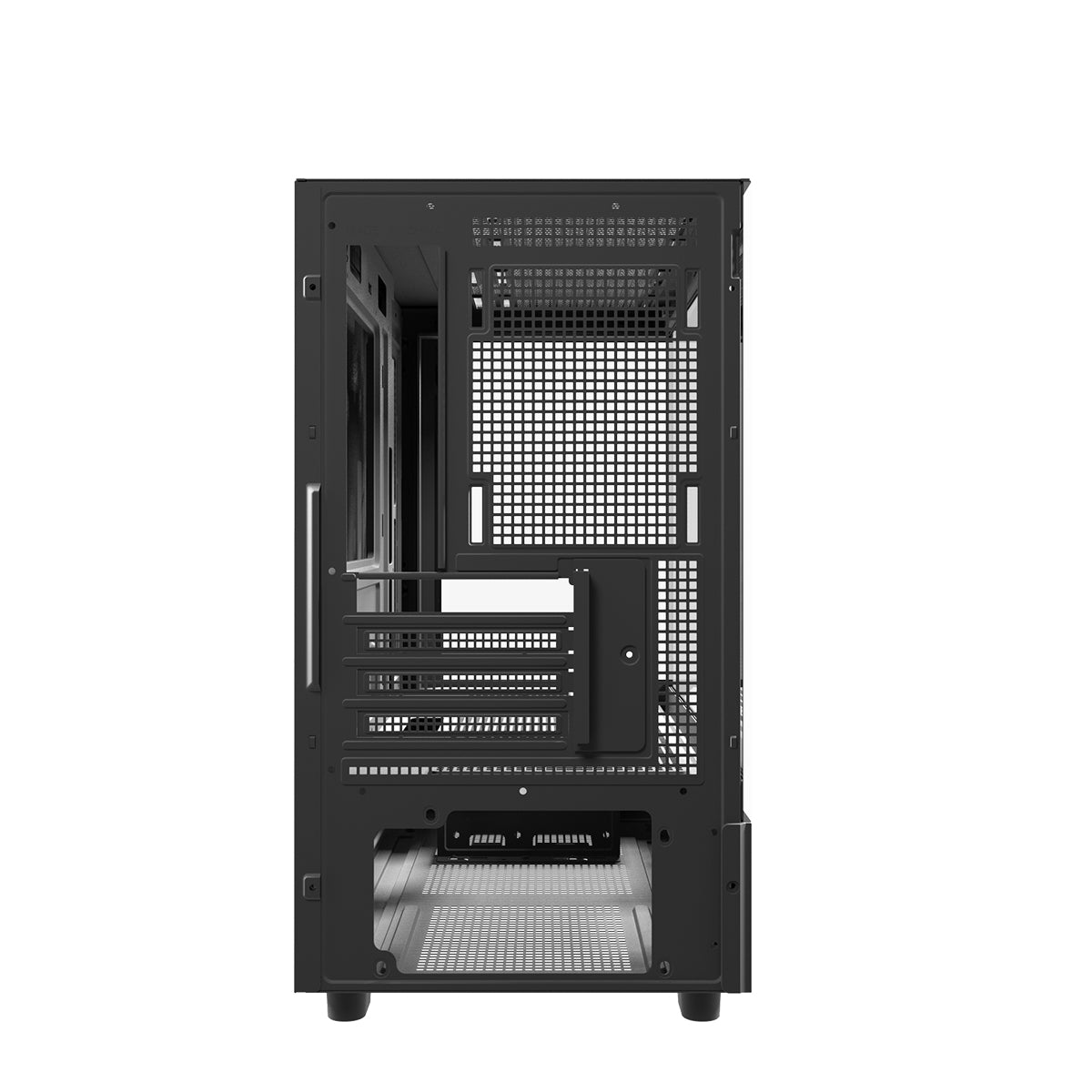 DarkFlash DS950MV M-ATX Glass PC Case with 6" IPS Customizable Display