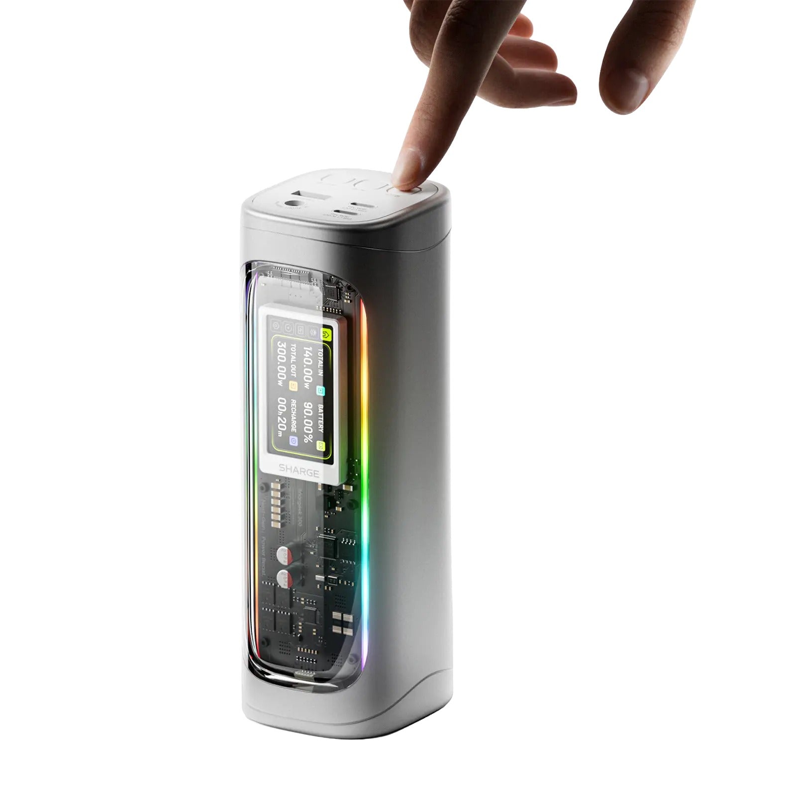 Shargeek 300 Power Bank 24000mAh 300W (Silver) (X3)