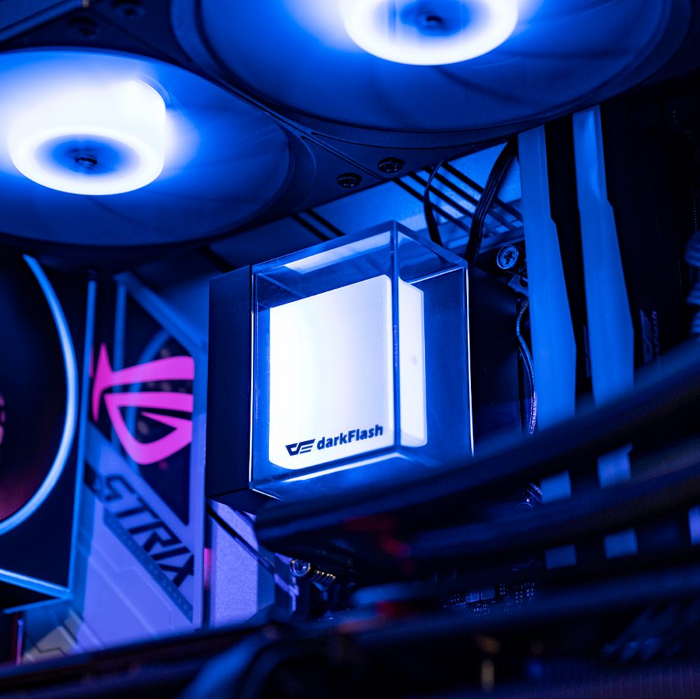 DarkFlash Cube CB240 ARGB AIO 240mm Liquid CPU Cooler