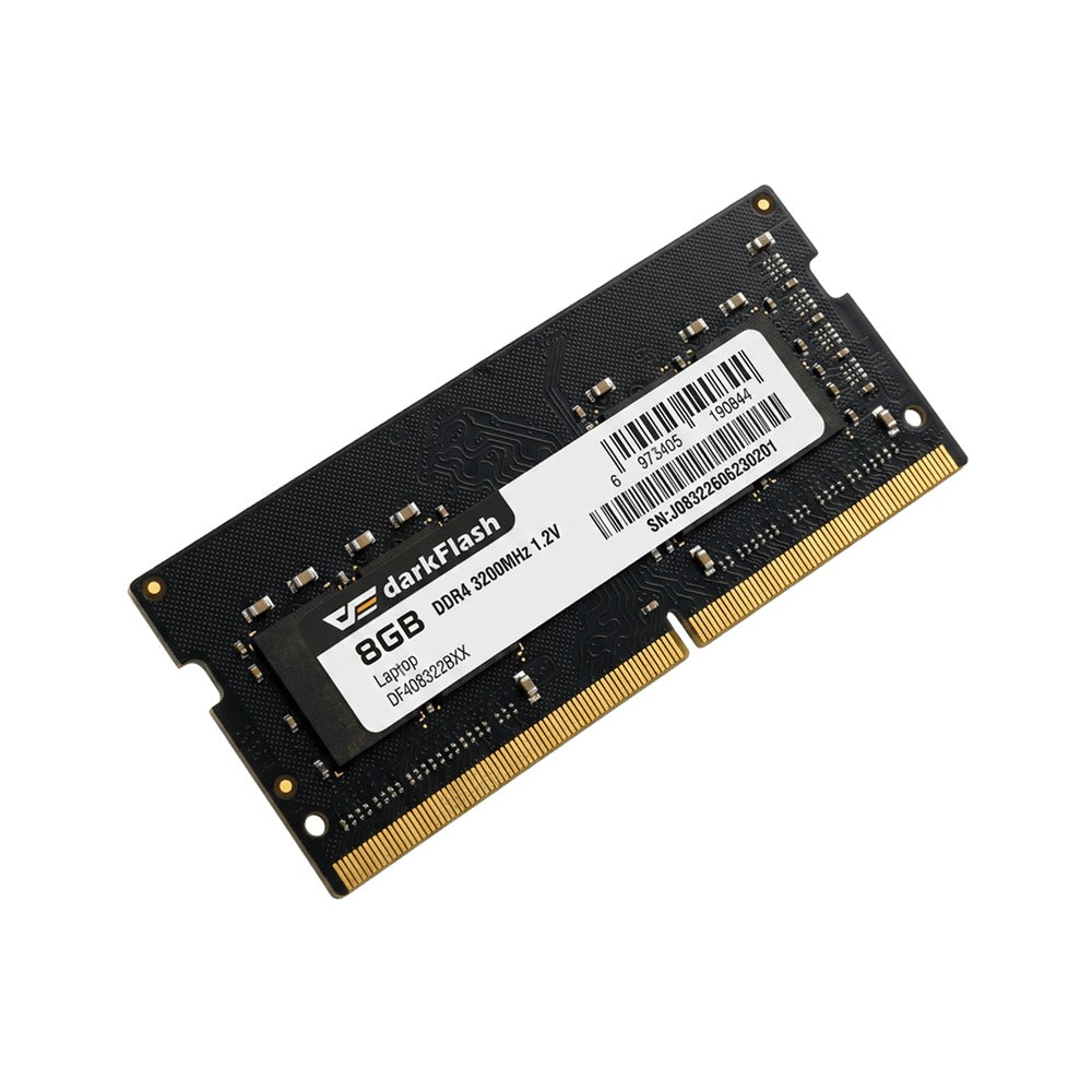 DarkFlash Explorer 8GB (1x8GB) 3200MHz 1.2v DDR4 UDIMM Gaming Memory (Black) (DF408322UXX)