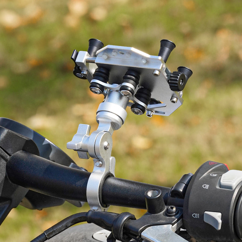 Vyvylabs ZX-H66 Handlebar Anti-Shock 360 Degrees and 180 Degrees Rotating Metal Bracket