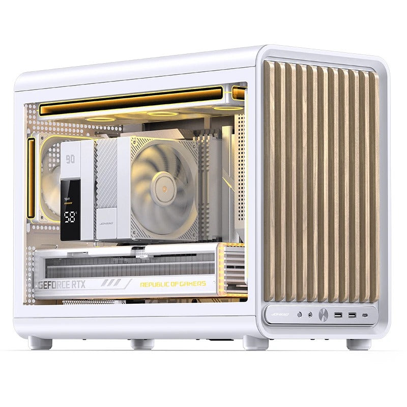 Jonsbo D33 Wood M-ATX Computer Case | DataBlitz