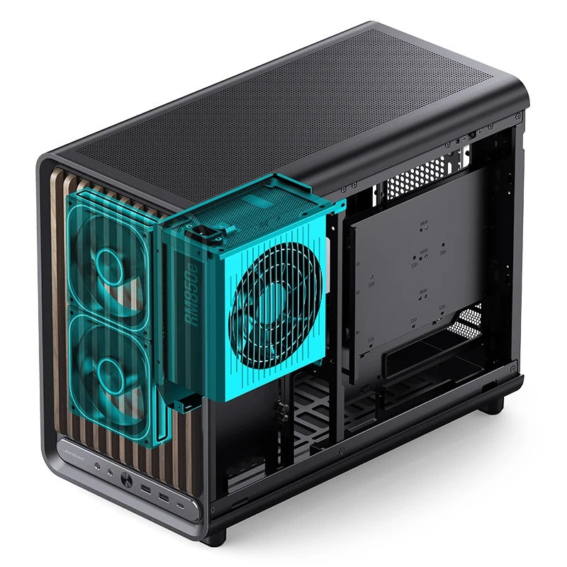 Jonsbo D33 Wood M-ATX Computer Case | DataBlitz