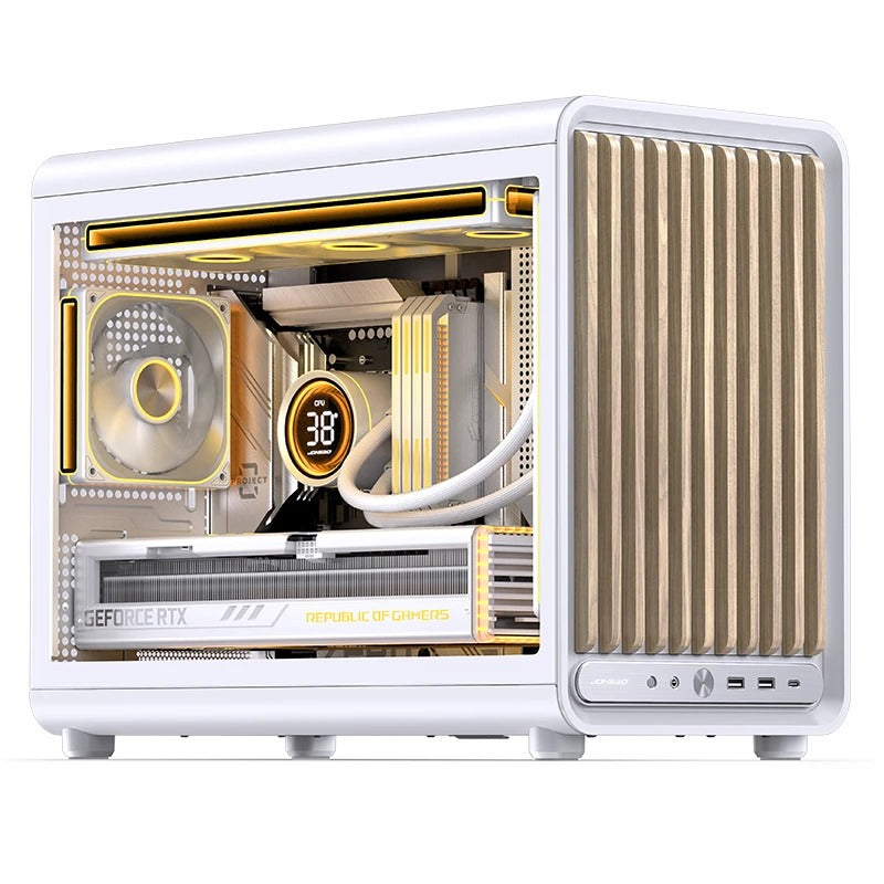 Jonsbo D33 Wood M-ATX Computer Case | DataBlitz