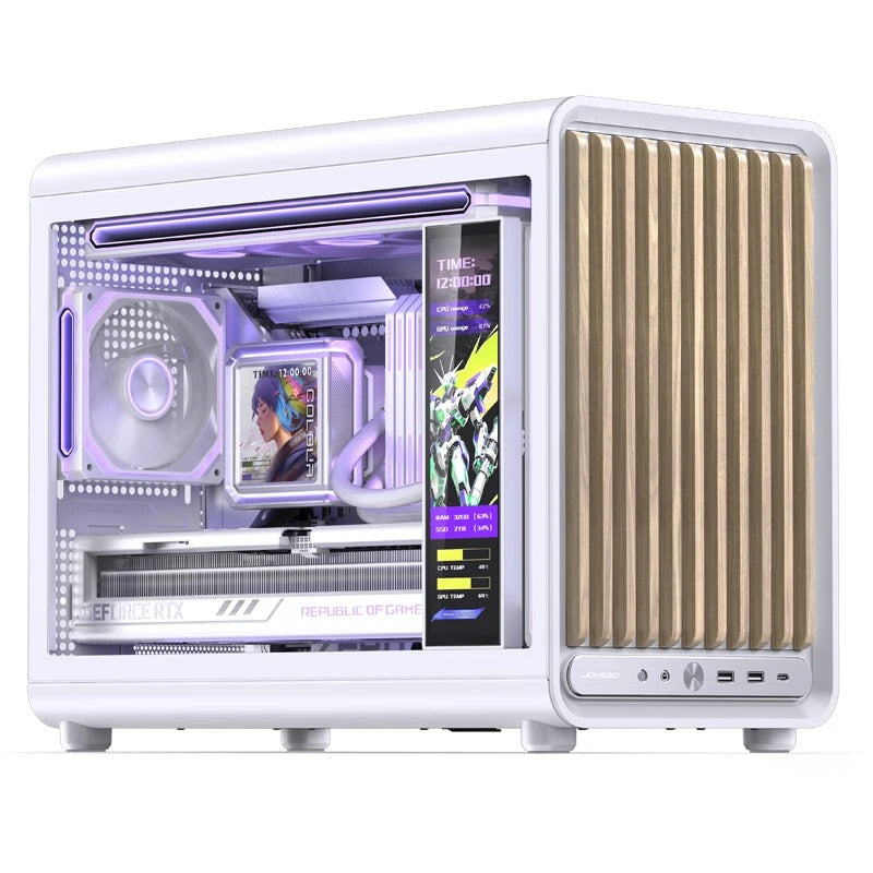 Jonsbo D33 Wood M-ATX Computer Case | DataBlitz